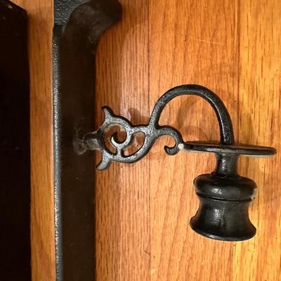 Wilton Wrought Iron Candle Sconces