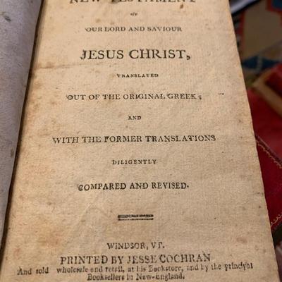 Lot of 7 Antique Books c. 1800s