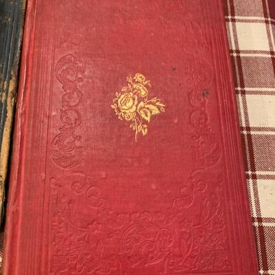 Lot of 7 Antique Books c. 1800s