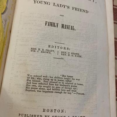 Lot of 7 Antique Books c. 1800s