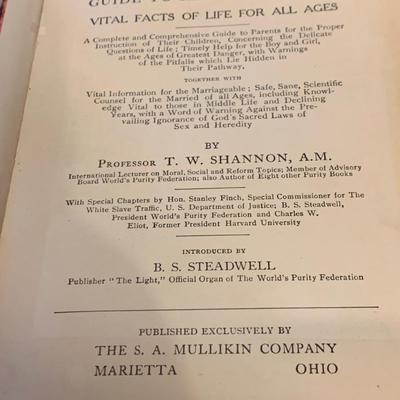 c.1913 T.W. Shannon - Self Knowledge - Illustrated