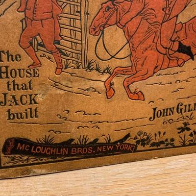R. Caldecott Picture Book John Gilman House Jack Built Mad Dog Babes In Woods