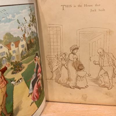 R. Caldecott Picture Book John Gilman House Jack Built Mad Dog Babes In Woods