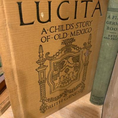 1900s Antique Vintage Book Lot