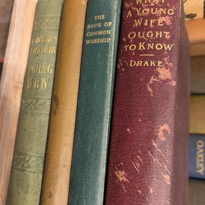 1900s Antique Vintage Book Lot