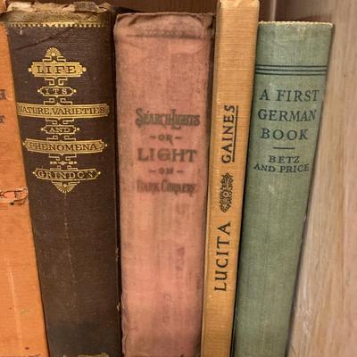 1900s Antique Vintage Book Lot