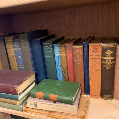 1900s Antique Vintage Book Lot