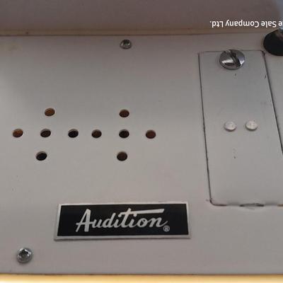 Sterling & Nobel wall clock - Audition telephone radio = and a Brownie Junior six - 16 camera