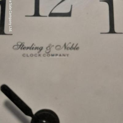 Sterling & Nobel wall clock - Audition telephone radio = and a Brownie Junior six - 16 camera