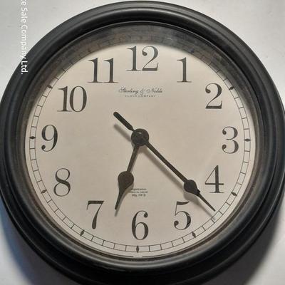 Sterling & Nobel wall clock - Audition telephone radio = and a Brownie Junior six - 16 camera