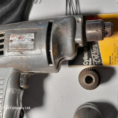 Thor speed drill with an assortment of bits Model 20
