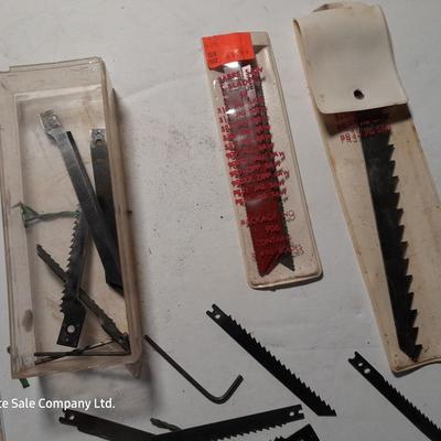 Assortment of saw blades - Jig saw and saws all some new in the package