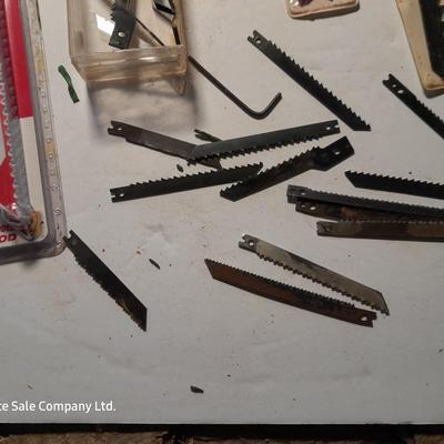 Assortment of saw blades - Jig saw and saws all some new in the package