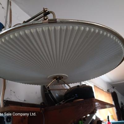 Mid Century Modern wall mount light with adjustable arm - UFO lamp