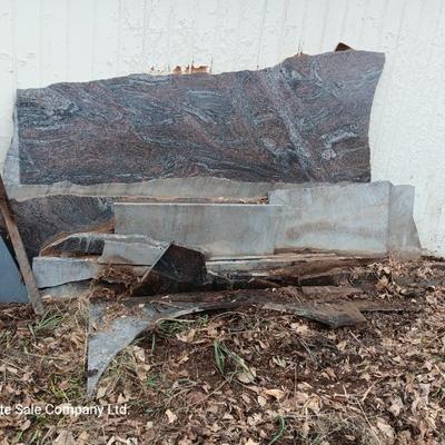 Assortment of Granite stone for crafting or smaller projects
