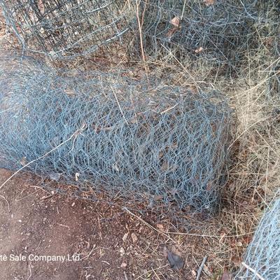 Partial Rolls of wire fencing - chicken wire - field fence
