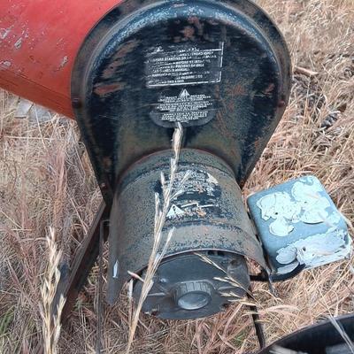 Two electric cement mixers