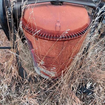 Two electric cement mixers