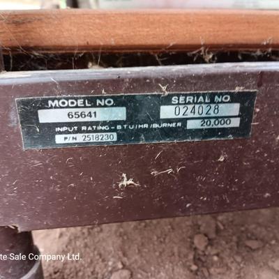 Nice Turco electronic ignition Electro light grill with propane tank, cover and lava rock
