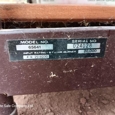 Nice Turco electronic ignition Electro light grill with propane tank, cover and lava rock