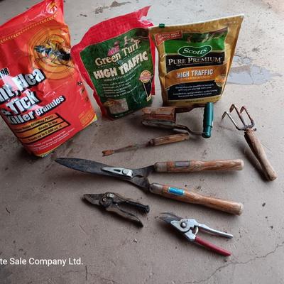 Gardening items - gardening tools, and chemicals