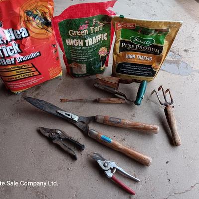 Gardening items - gardening tools, and chemicals