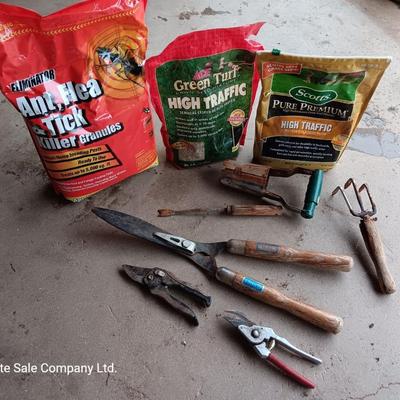 Gardening items - gardening tools, and chemicals