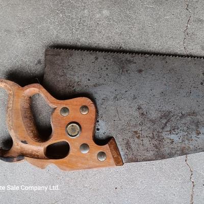 Hand saw and long bar trimmers / loppers.