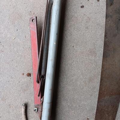 Hand saw and long bar trimmers / loppers.