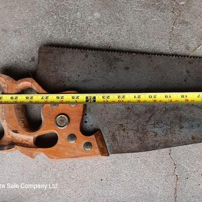 Hand saw and long bar trimmers / loppers.