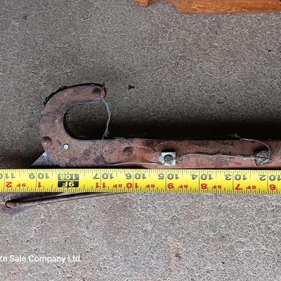 Hand saw and long bar trimmers / loppers.