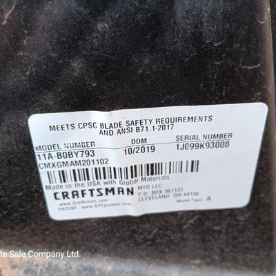 Craftsman M100 Briggs and Stratton engine 140cc