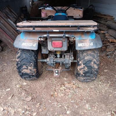 1986 Running Yamaha four-wheeler Moto 4 oil cooled 350cc