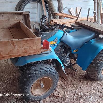 1986 Running Yamaha four-wheeler Moto 4 oil cooled 350cc
