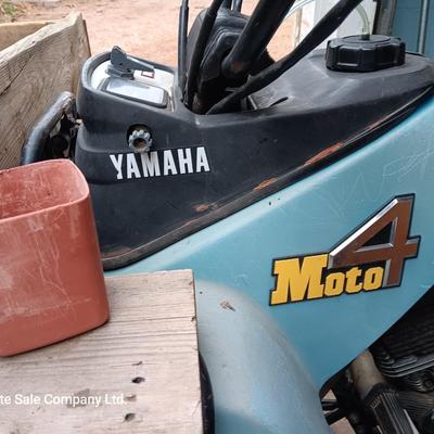 1986 Running Yamaha four-wheeler Moto 4 oil cooled 350cc