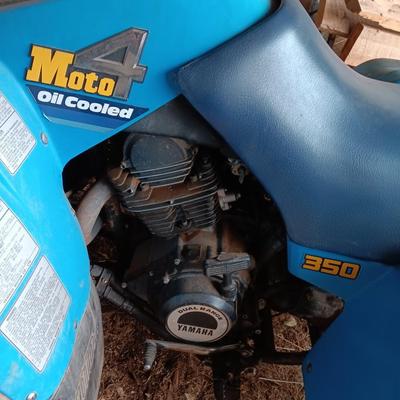 1986 Running Yamaha four-wheeler Moto 4 oil cooled 350cc