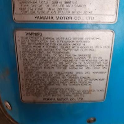 1986 Running Yamaha four-wheeler Moto 4 oil cooled 350cc