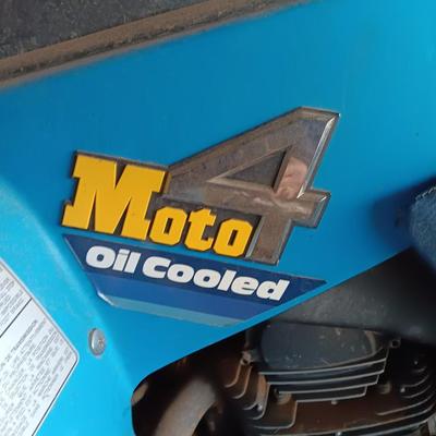 1986 Running Yamaha four-wheeler Moto 4 oil cooled 350cc