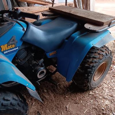 1986 Running Yamaha four-wheeler Moto 4 oil cooled 350cc