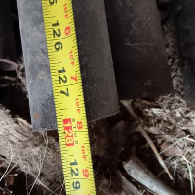 9 pieces of long Steel pipe - 2.5"