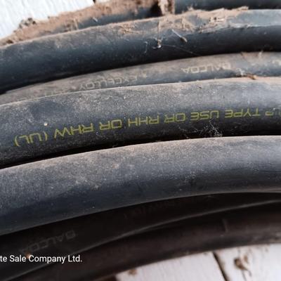 Large roll of Excelloy 250 MCM AL Compact 600V XLP Type RHH insulated wire