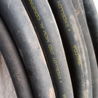 Large roll of Excelloy 250 MCM AL Compact 600V XLP Type RHH insulated wire