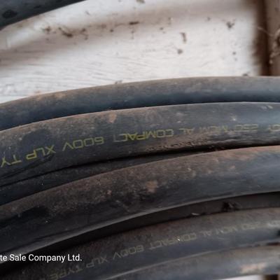 Large roll of Excelloy 250 MCM AL Compact 600V XLP Type RHH insulated wire