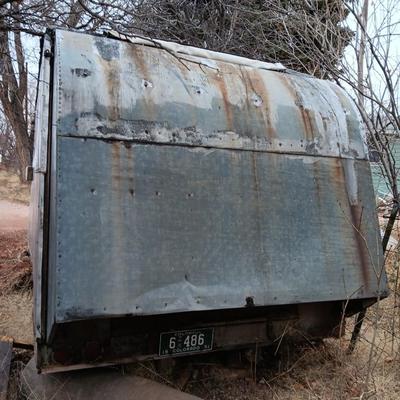 Antique camper trailer for parts - remodel - or scrap