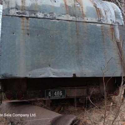 Antique camper trailer for parts - remodel - or scrap