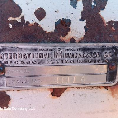 International Harvester Co. Hay rake