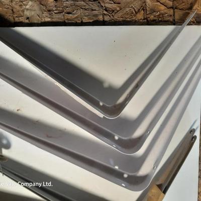 Variety of shelving brackets and home hardware