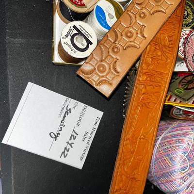 Sewing supplies, Vintage buttons