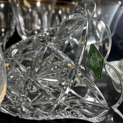 Goblets and pressed glass
