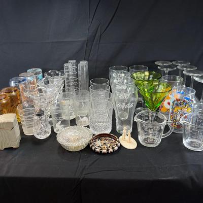 Vintage glassware and Novelty glasses
